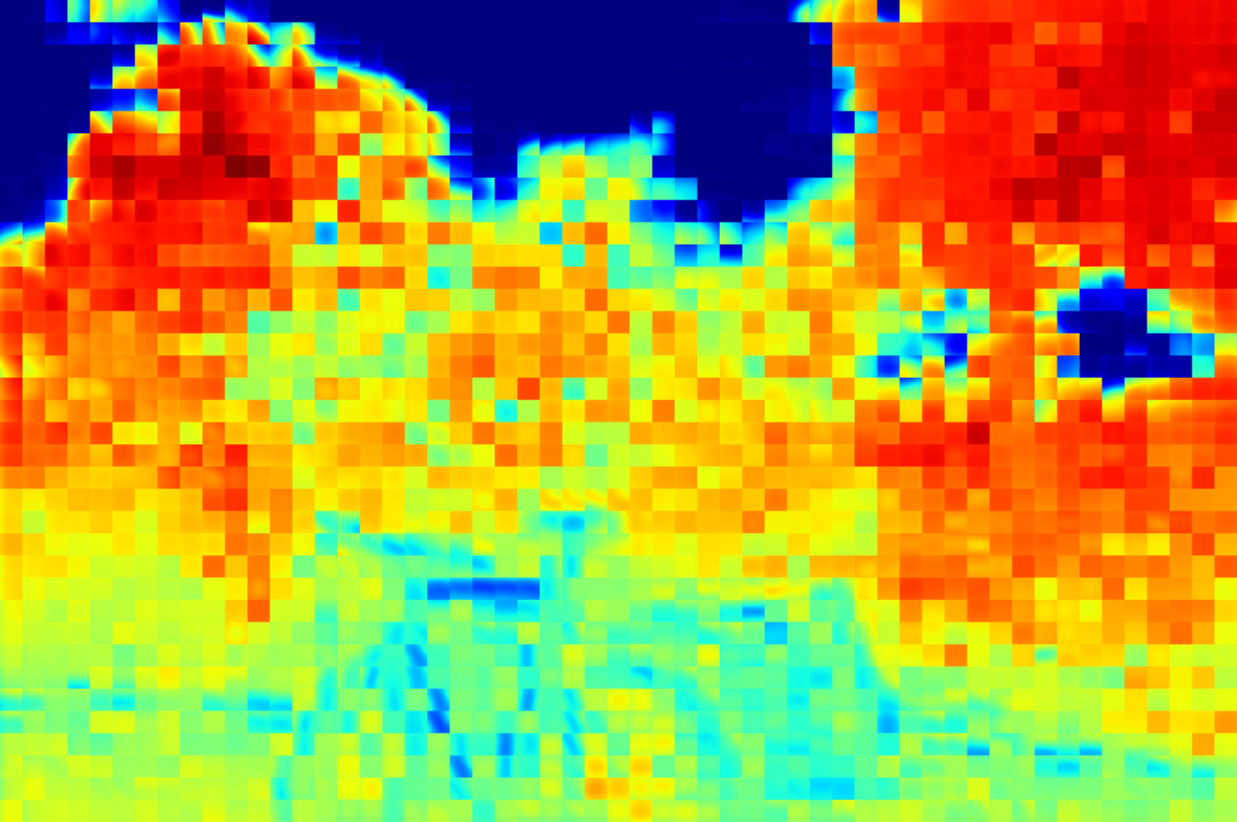 CrossScore map for bicycle scene