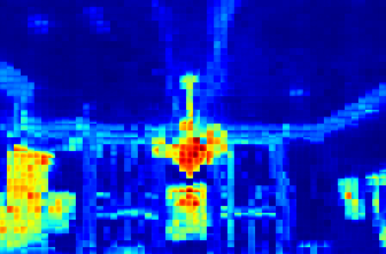 CrossScore map for indoor scene